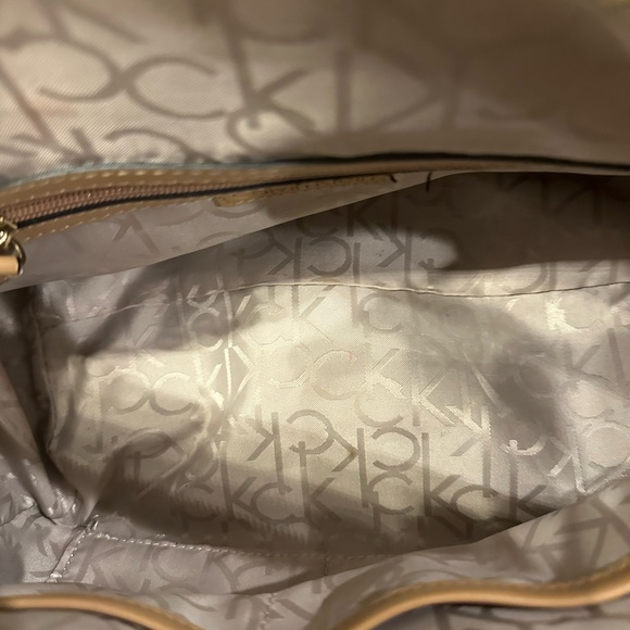 Calvin Klein Black and Tan Satchel - Picture 13 of 13